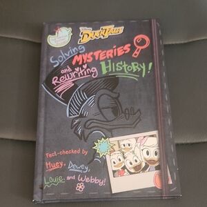 Disney DuckTales Mystery Journal with Black and Pink Accents